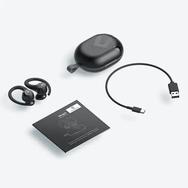 Навушники бездротові SoundPEATS Wings2 чорні - фото 4