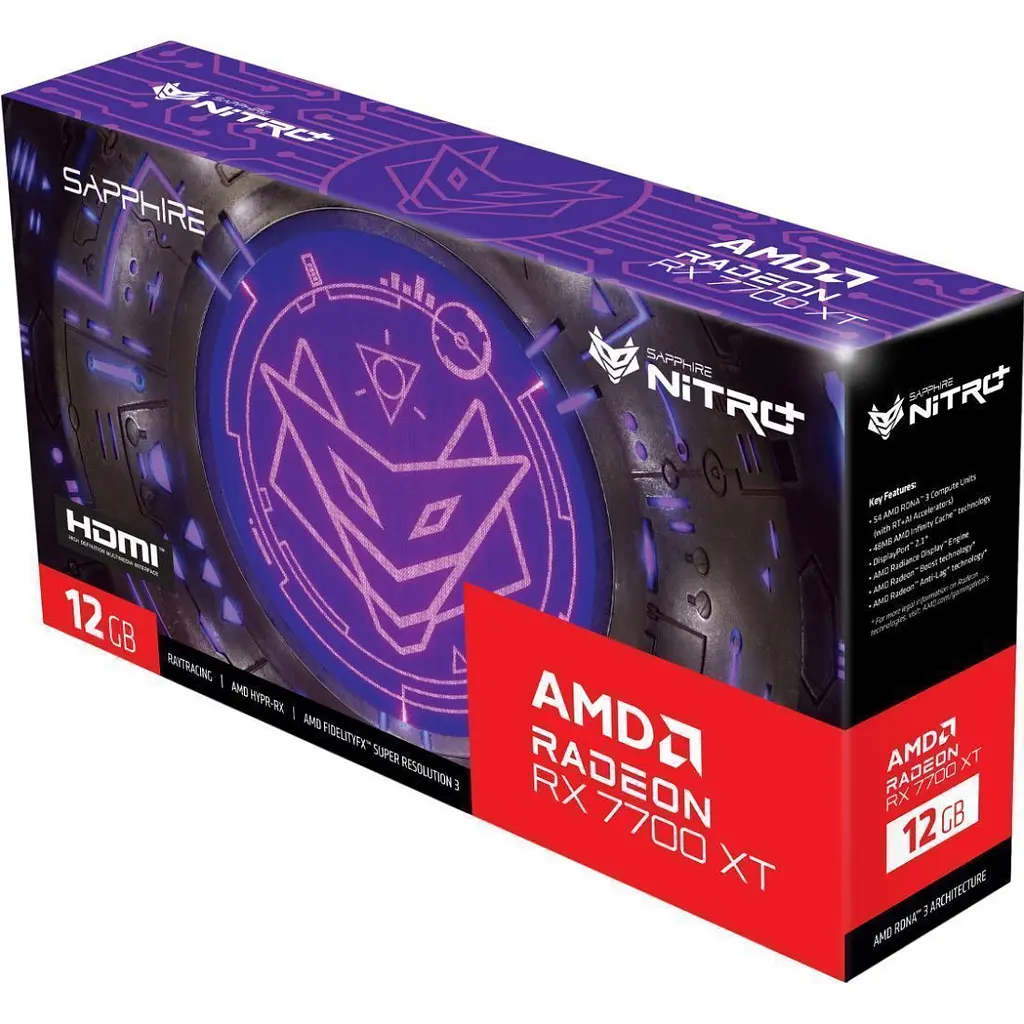 Відеокарта Sapphire Nitro+ Radeon RX 7700 XT 12GB [11335-02-20G] UA [146331] - фото 9