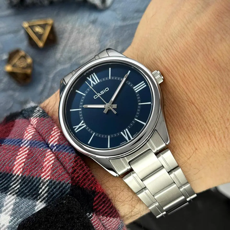 Чоловічий годинник Casio MTP-V005D-2B5 Сріблястий ( AT1141-0040 ) - фото 4