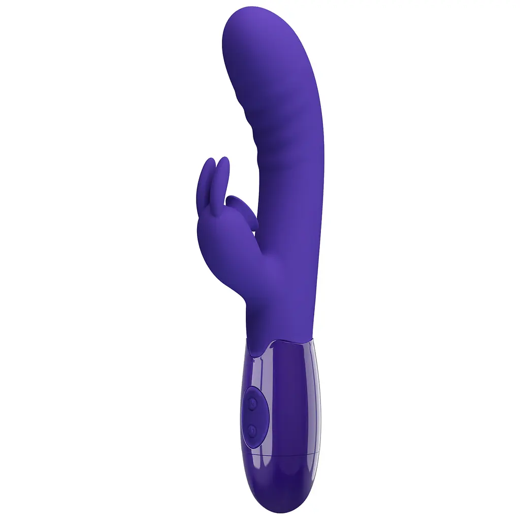 Вібратор Pretty Love Cerberus Licking Vibrator Blue - фото 2