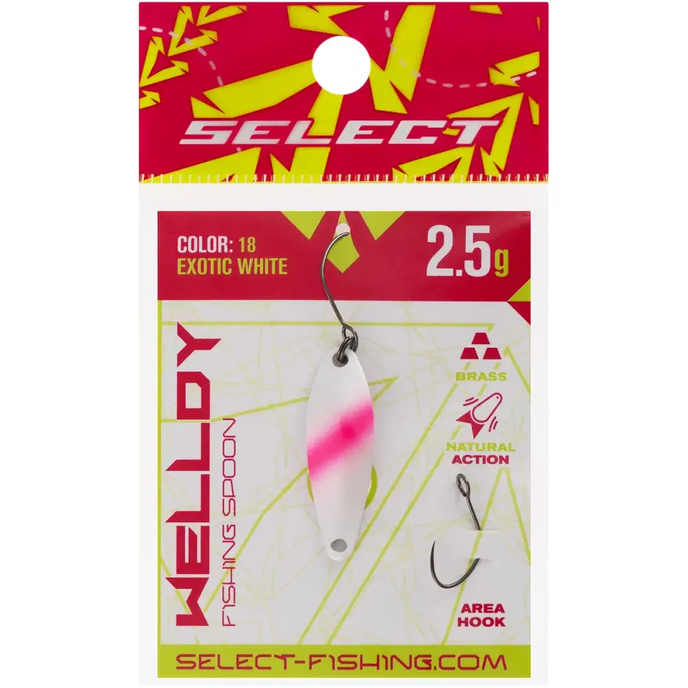 Блесна Select Welldy 2.5g 31mm #18 Exotic White - фото 2