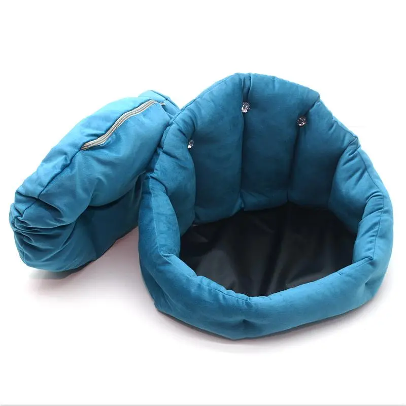 Лежак Zoo-hunt для собак та котів Фараон бірюзовий №2 37х49х31 см - фото 5