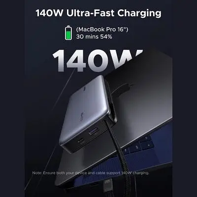 Батарея універсальна Ugreen 25000mAh 165W DualCable (PB552 55995B) (PB552 55995B) - фото 4