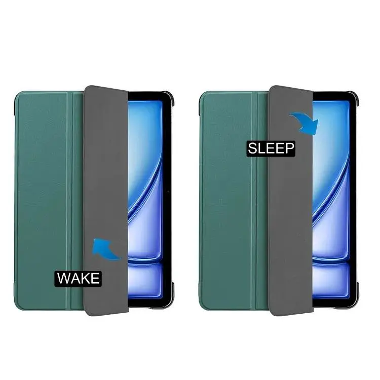 Чехол-книжка BeCover Smart Case для Apple iPad Air 13" M2/M3 2024/2025 Dark Green (711613) - фото 5