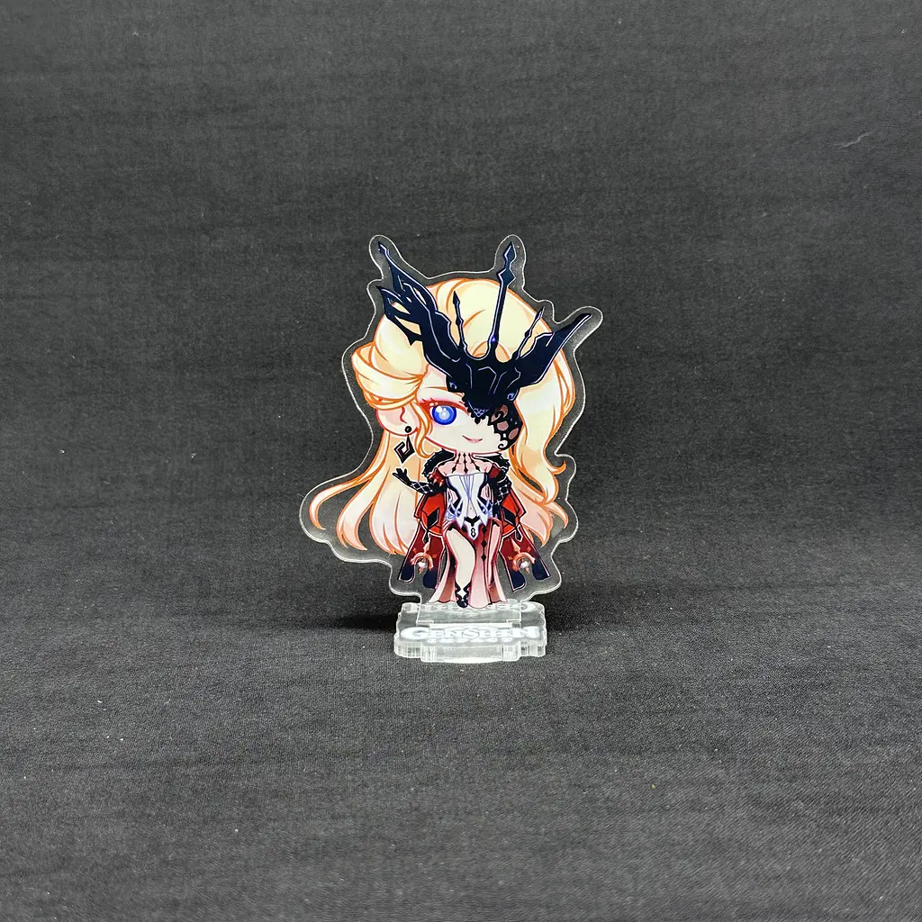 Акрилова колекційна фігурка Геншин Імпакт - Genshin Impact Chibi Синьора Розалина-Кручка Лоефальтер (Signora Rosalina) 10 см - фото 2