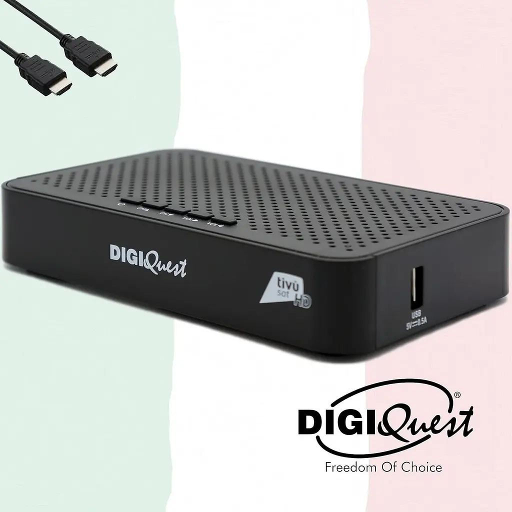 Супутниковий ресивер DIGIQuest Q10 Full HD з Wi-Fi та картою TiVuSat HD - фото 4