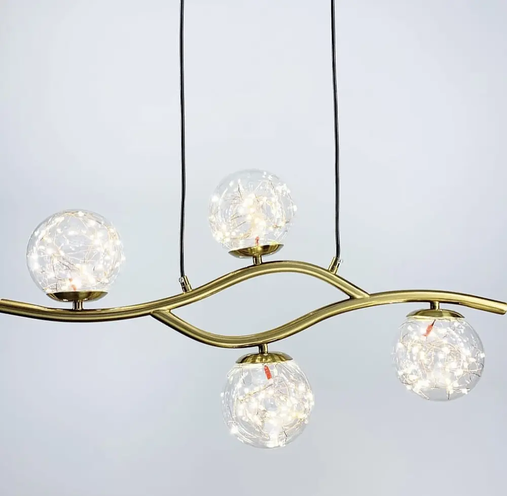 Видовжений світильник з LED елементами Line.F YQ 318/4 AB - фото 3