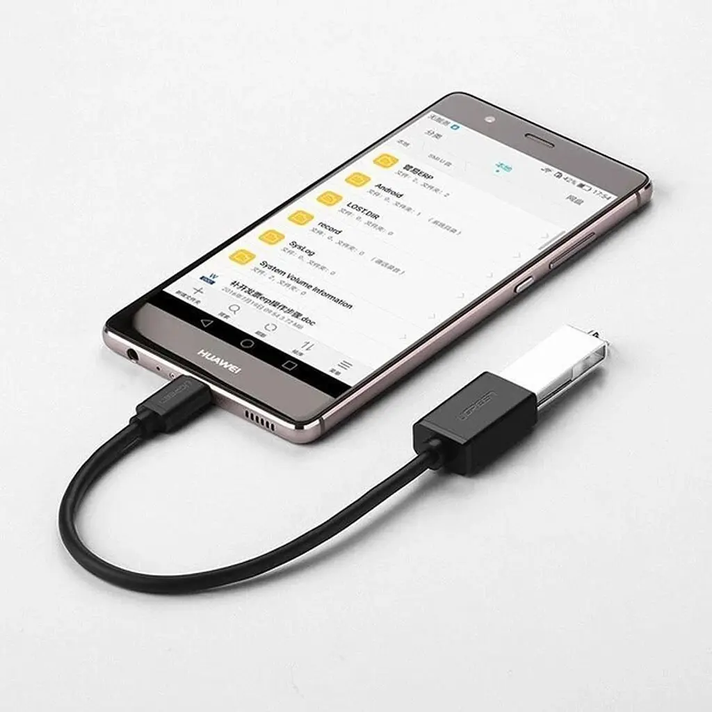 Перехідник Ugreen US154 USB-C to USB-A OTG 15см Black (30175) [91954] - фото 3