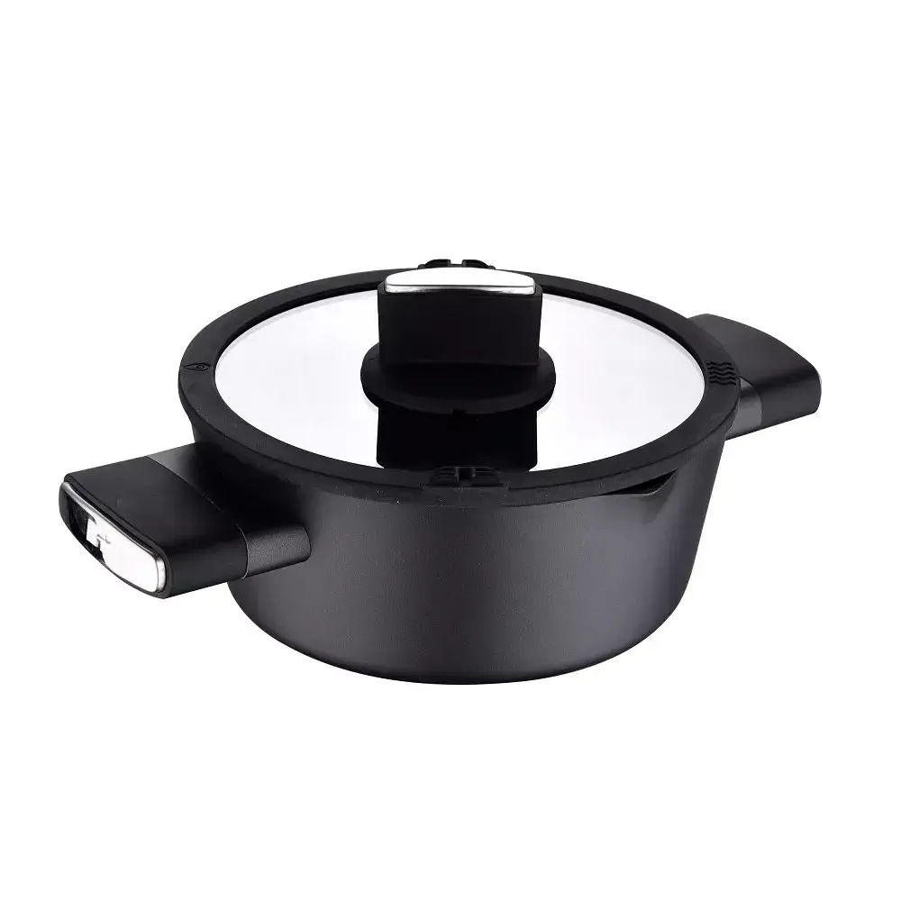 Каструля з кришкою Bergner Ion plus 20 см 2 л (BG-35910-BK) - фото 5