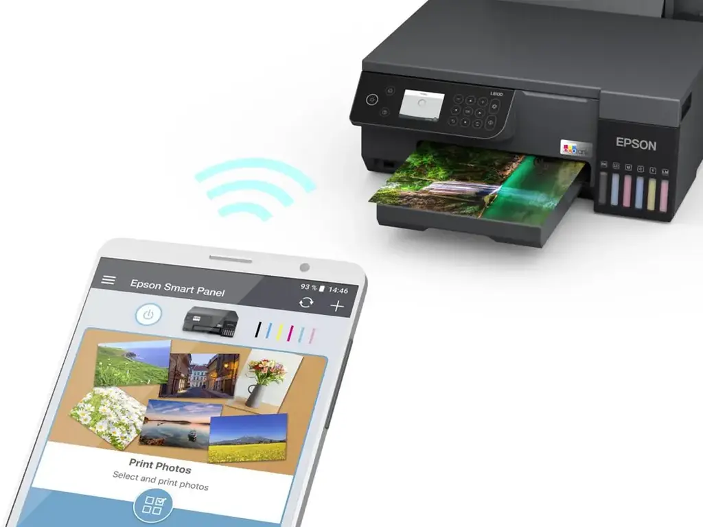 Epson БФП ink color A4 Epson EcoTank L8100 22_22 ppm USB Wi-Fi 6 inks - фото 3