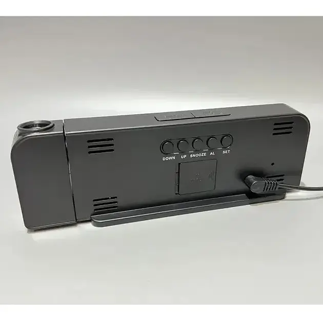 Годинник GH8013 електронний настільний цифровий з проекцією на стелю, стіну від USB з термометром RGB - фото 5