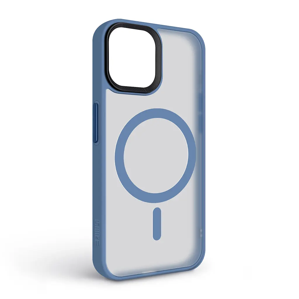 Чехол для Apple iPhone 15, Uniq MagCase, голубой, противоударный, панель-накладка с магсейф, ударопрочный TPU+PC, с магнитом MagSafe, поддержка полноценной беспроводной зарядки, ArmorStandart (ARM75331) - фото 2