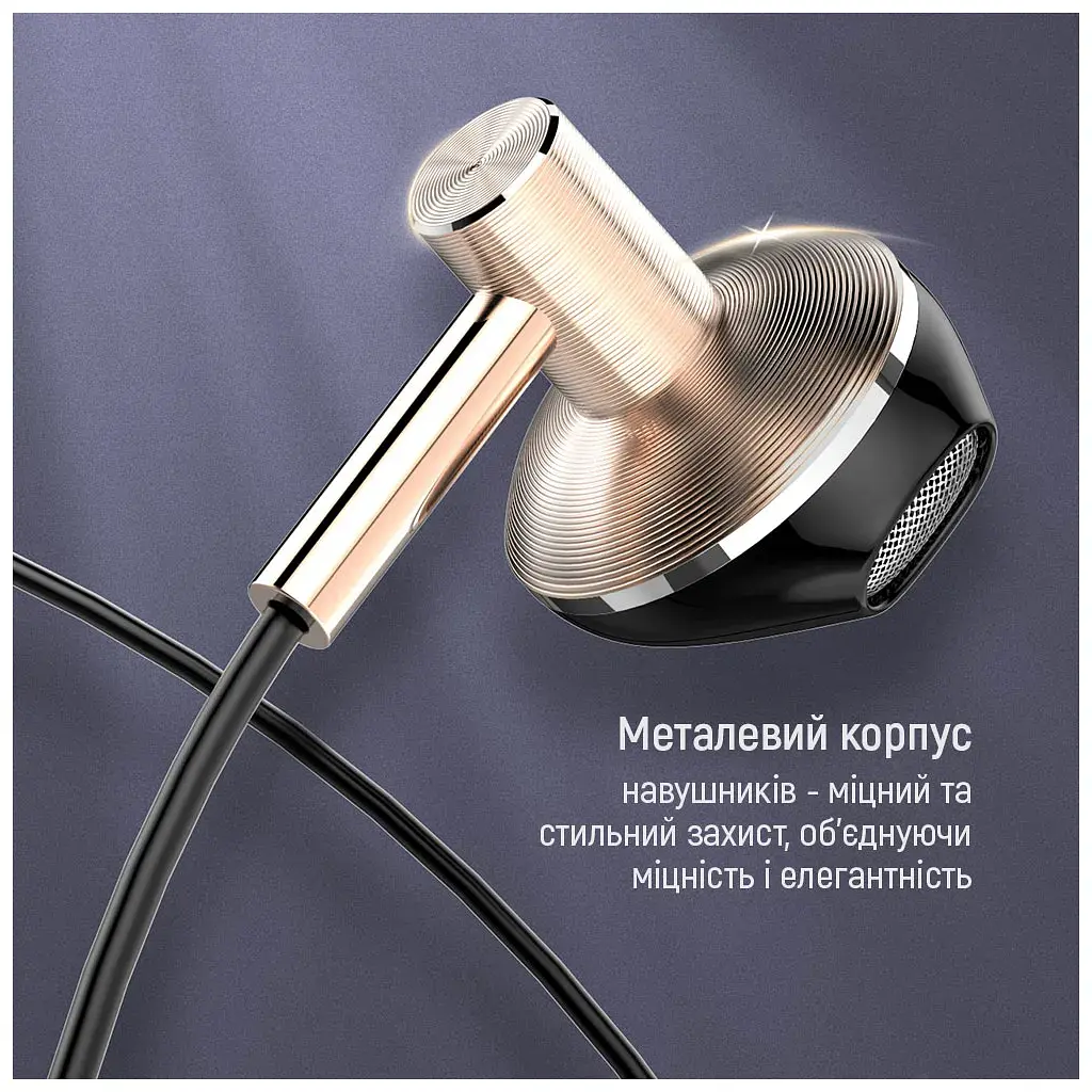 Навушники ColorWay Slim 3.5 mm Wired Earphone Blast 2 Black (CW-WD02BK) - фото 11