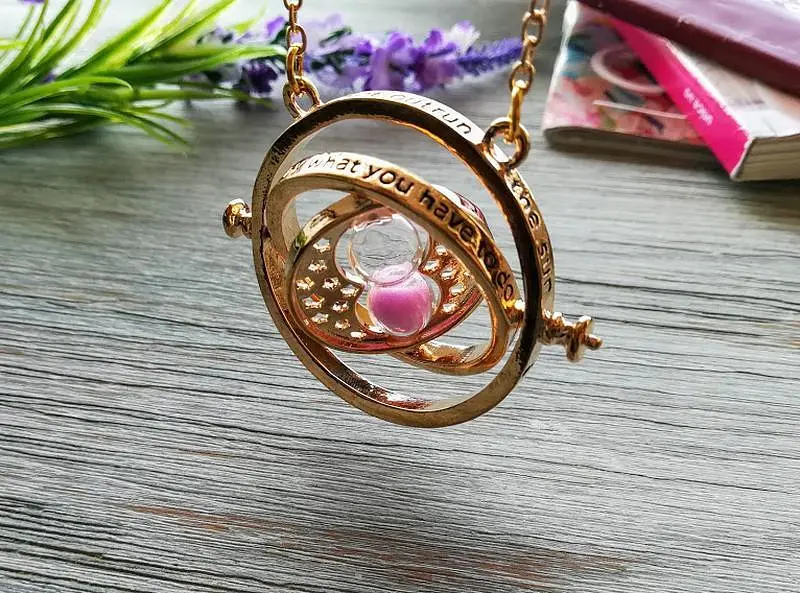 Кулон GeekLand Маховик Часу Time-Turner рожевий HP TT 6.6 - фото 2