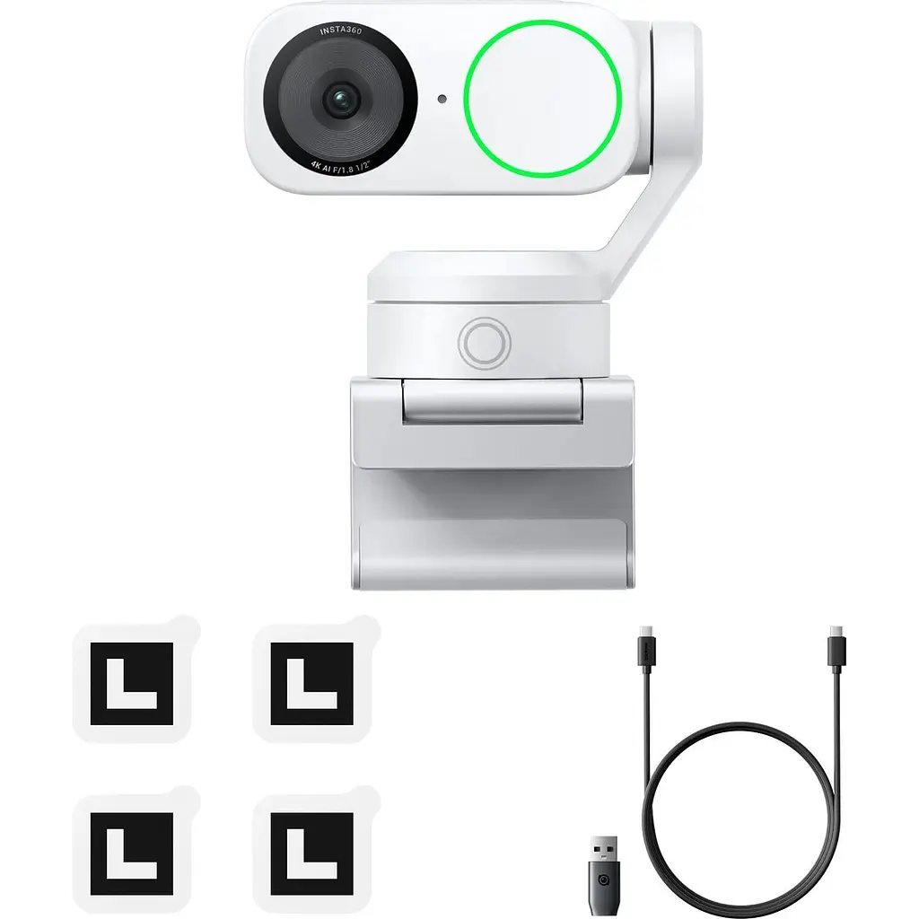 Веб-камера Insta360 Link 2 White (CINSABNB/W) [159348] - фото 8