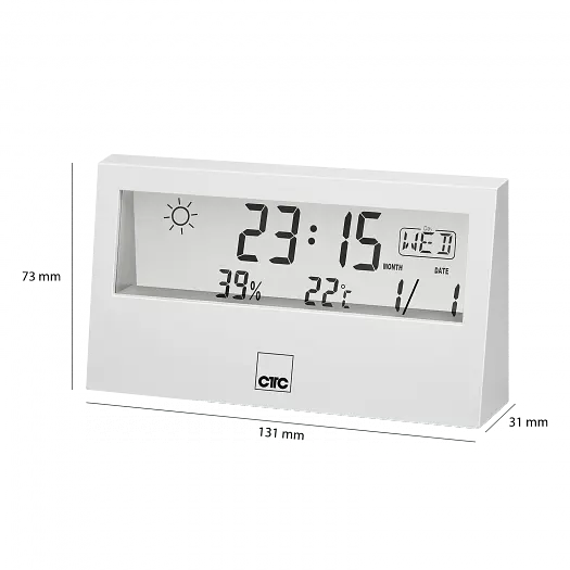 Метеостанція Clatronic WSU 7022 White - фото 3