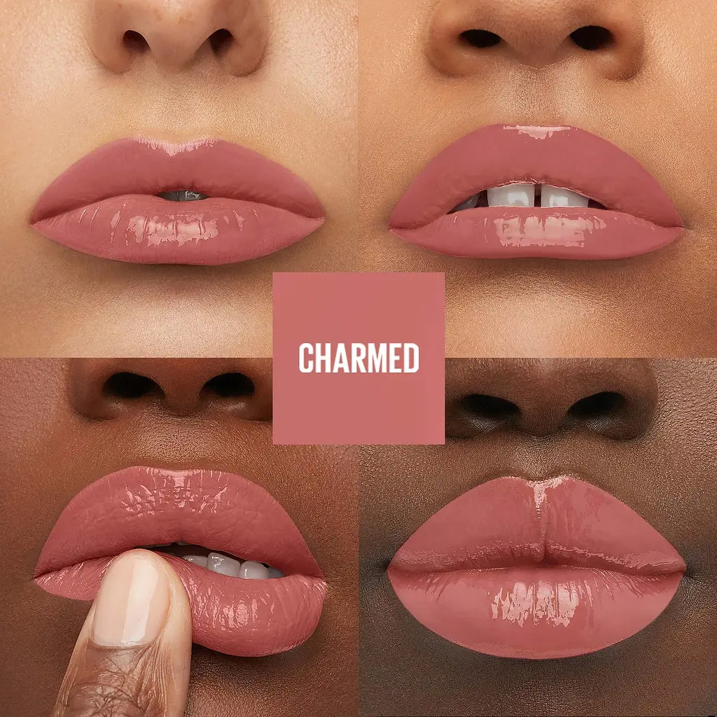 Стійка рідка помада для губ Maybelline New York Super Stay Vinyl Ink відтінок 100 (Charmed) 4.2 мл - фото 3