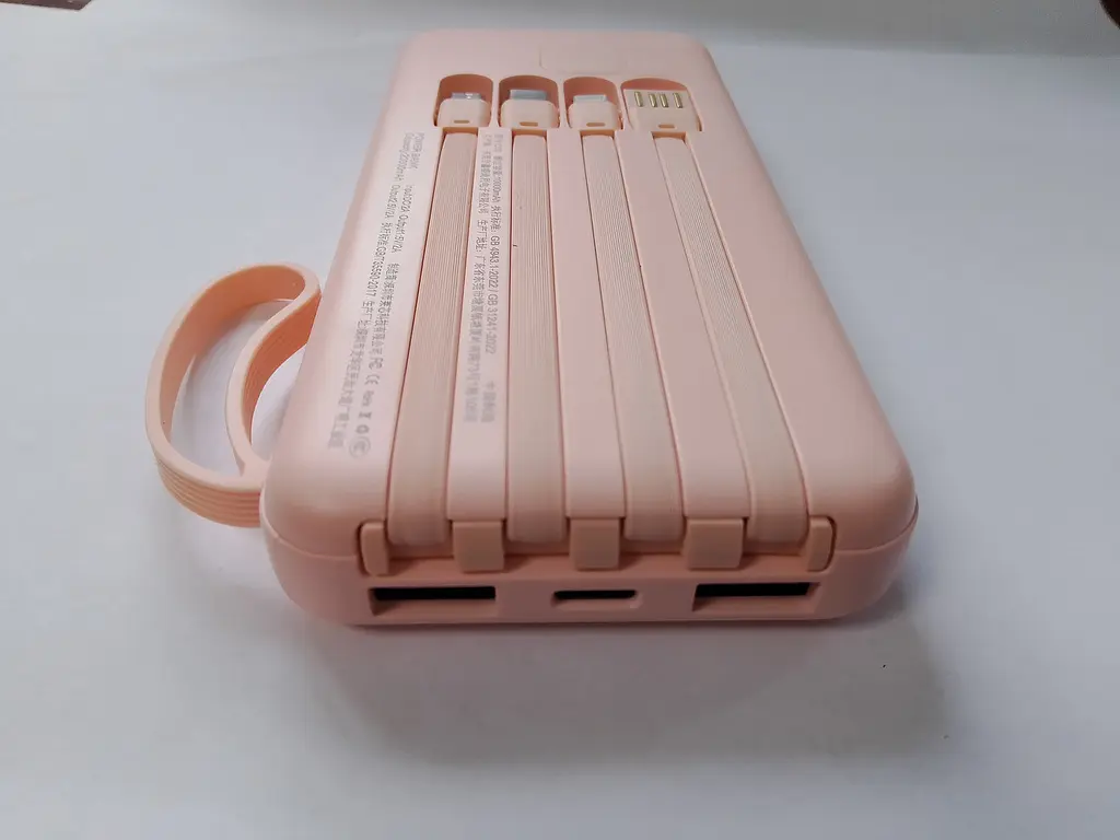 Power Bank 20000 mAh павербанк с экраном LVR 015 Pink (17552) - фото 3