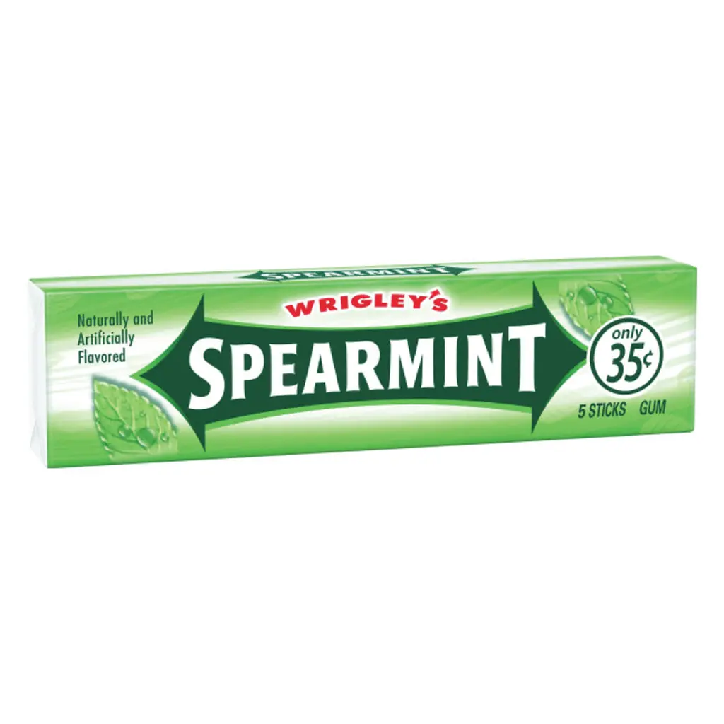 Упаковка жувальних гумок Wrigley's Spearmint Chewing Gum 200 шт. - фото 2