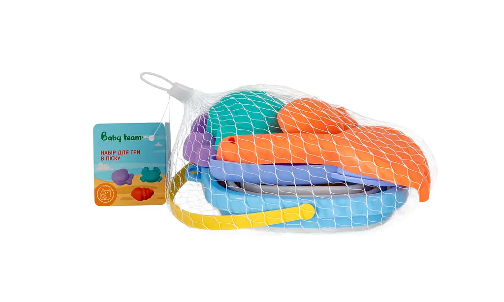 Набір для гри в піску 7 ел Baby Team (9511_блакитний) - фото 3
