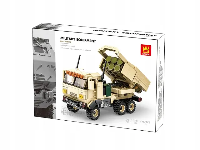 Конструктор Wange Ракетна установка M142 HIMARS 3511  військова техніка хаймарс , 443 деталі - фото 2
