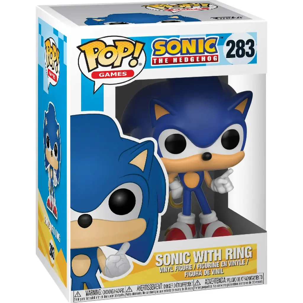 Фігурка Funko Pop! Sonic the Hedgehog: Сонік із кільцем 9.6 см [20146] [118808] - фото 3