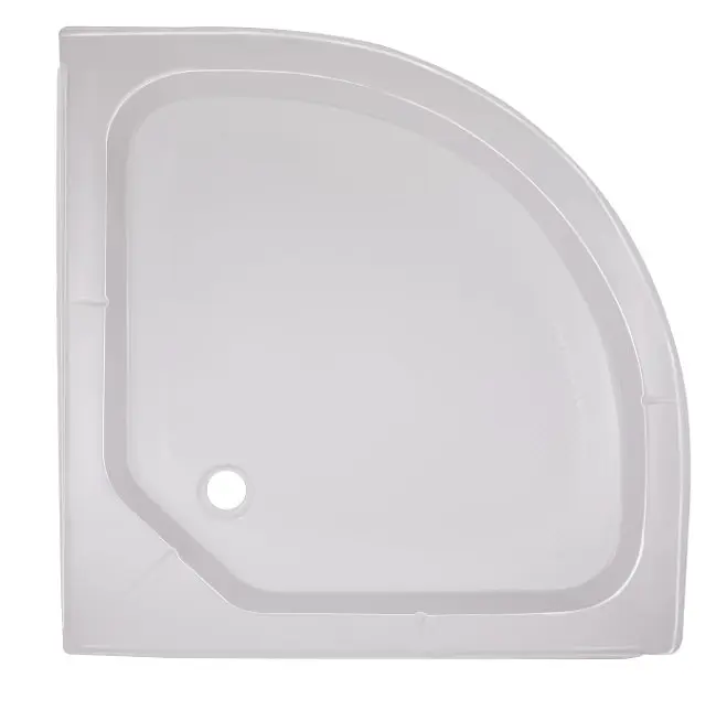 Набір Lidz Душова кабіна Latwa SC80x80.SAT.LOW.GR, напівкругла, скло тоноване 4 мм + Душовий піддон Kapielka ST80x80x15 - фото 8