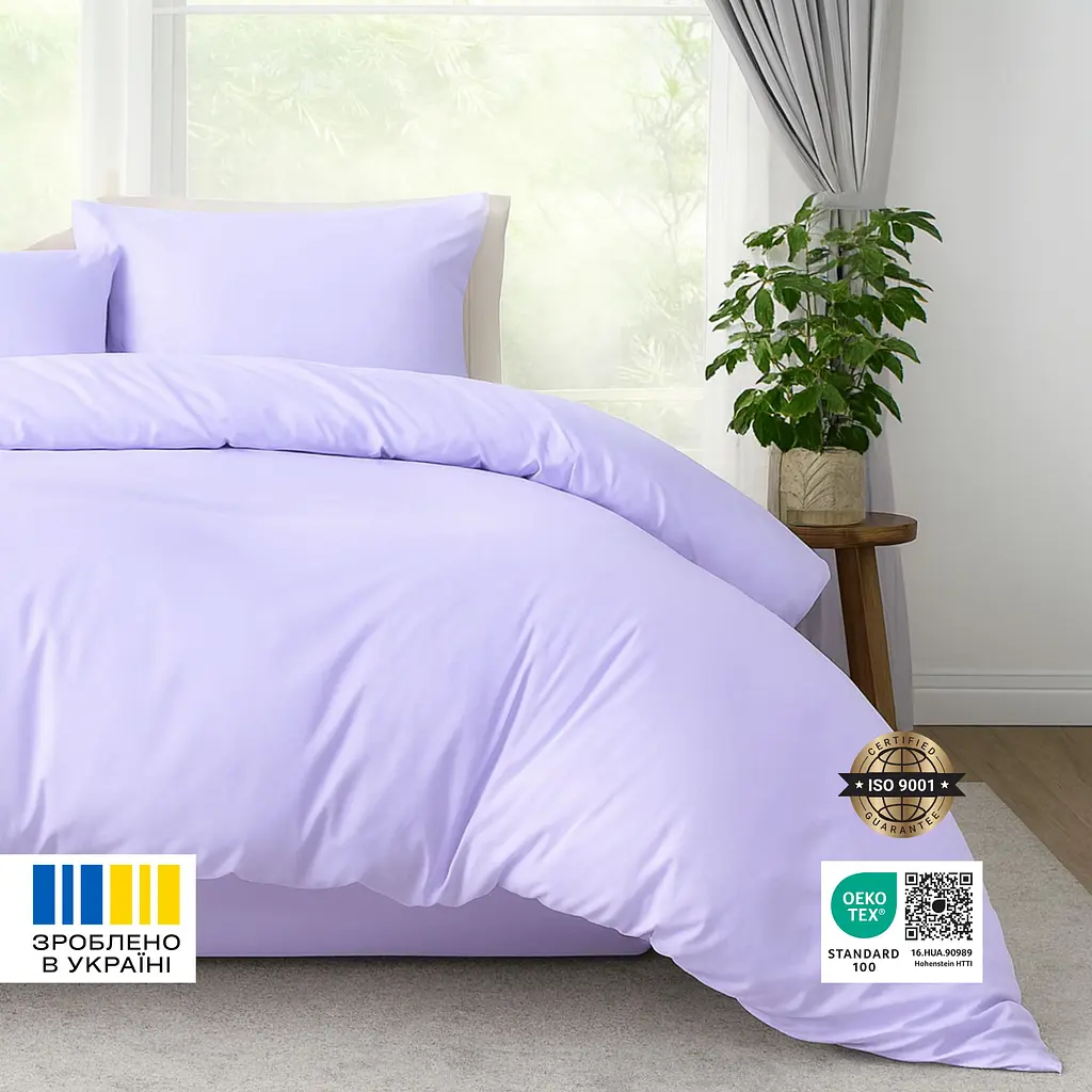 Комплект постільної білизни Ideia Lavandel євро (8-36081_лаванда) - фото 2