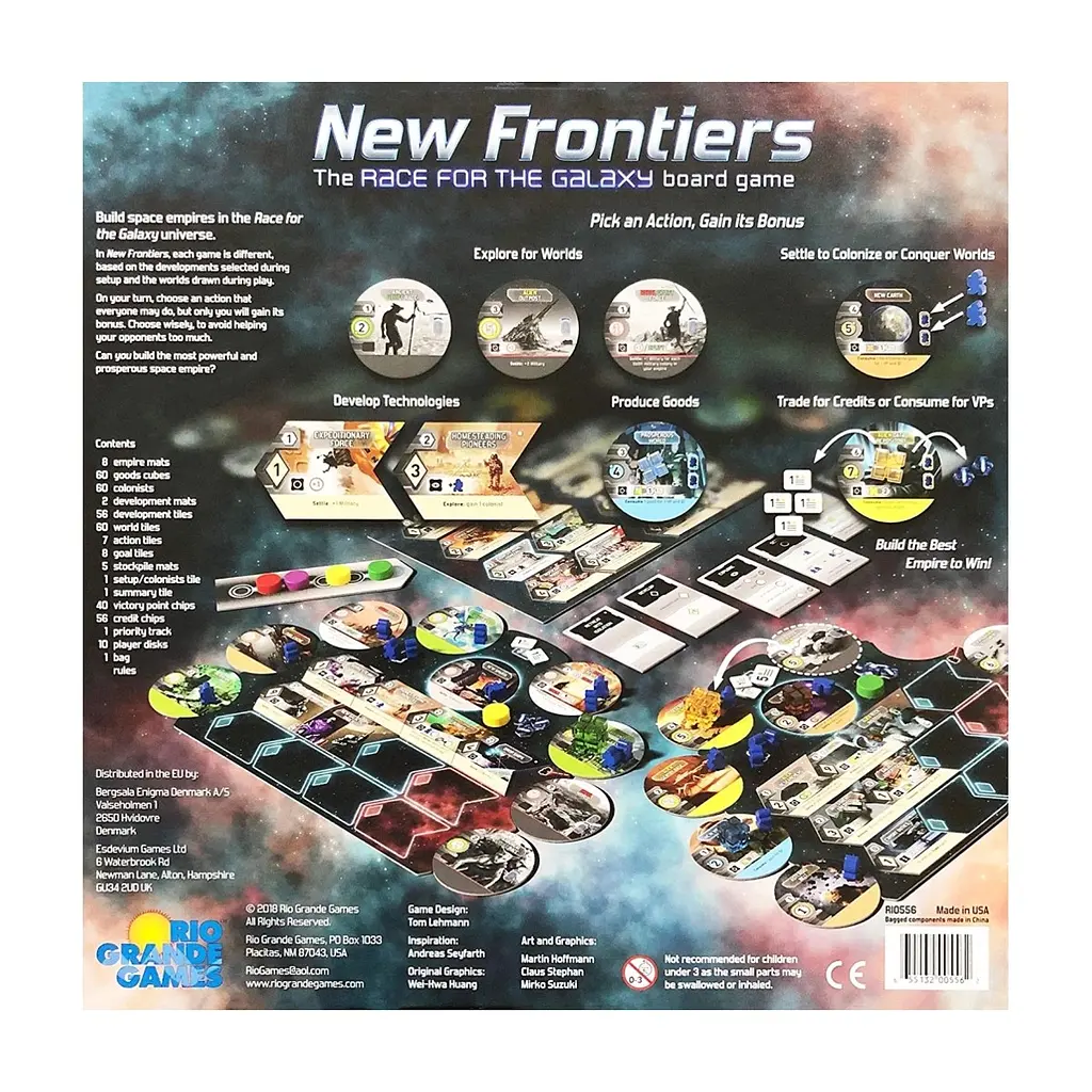 Настільна гра Rio Grande Games Race for the Galaxy: New Frontiers (Боротьба за галактику: Нові рубежі) (6501158) - фото 2