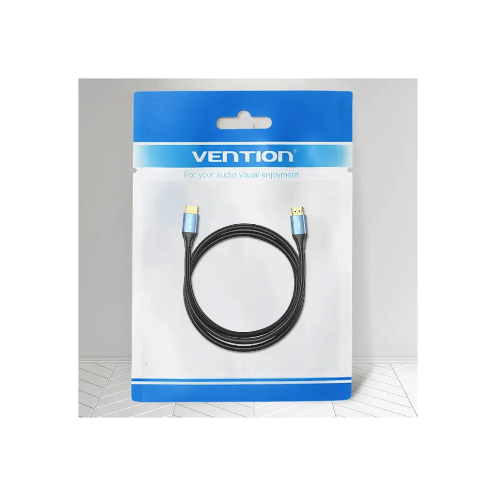 Кабель мультимедійний HDMI M to HDMI M 2.0m V2.0 4K60Hz blue Vention (ALHSH) - фото 3