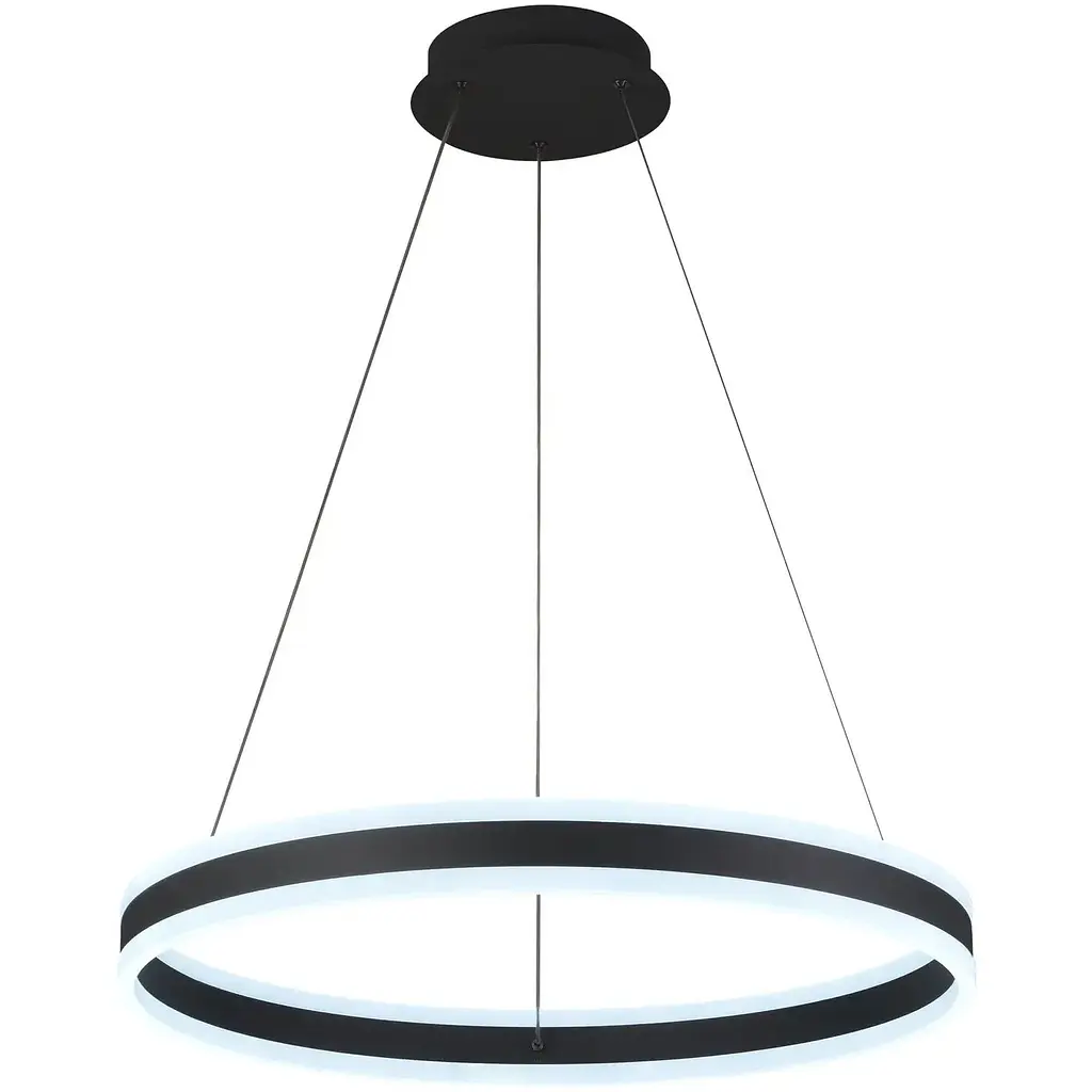 Світильник стельовий Miorro LED Montana з пультом ДУ та APP 94W 1000х600 мм чорний (51-313-021) - фото 3