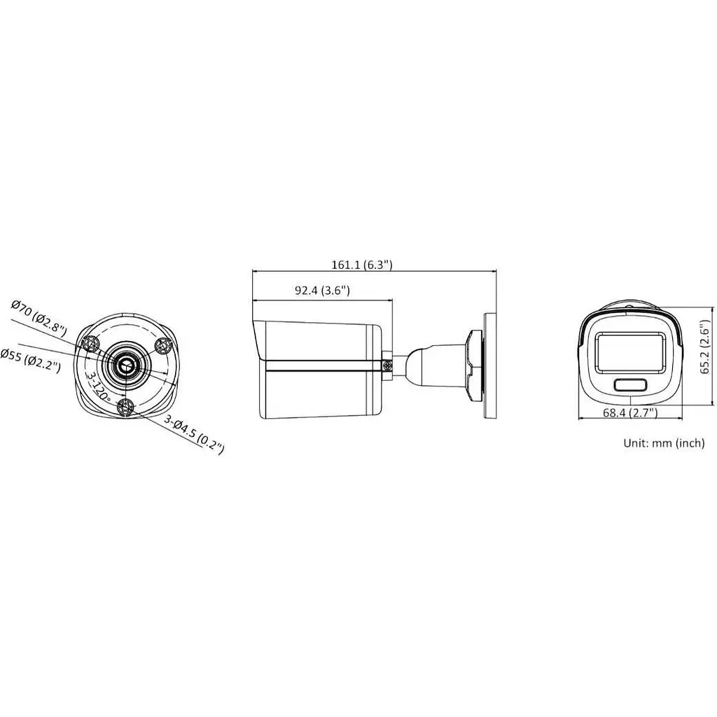 Камера Hikvision DS-2CE10DF3T-F наружная HDTVI (3.6 мм) - фото 2