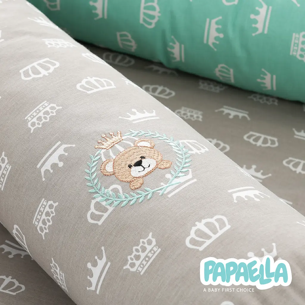 Бортик-валик в кроватку Papaella Корона защитный (8-34533 корона) - фото 10