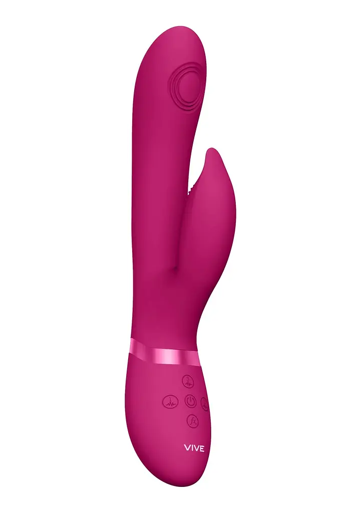 Вібратор-кролик Vive Aimi 22.3 см (рожевий) - фото 11