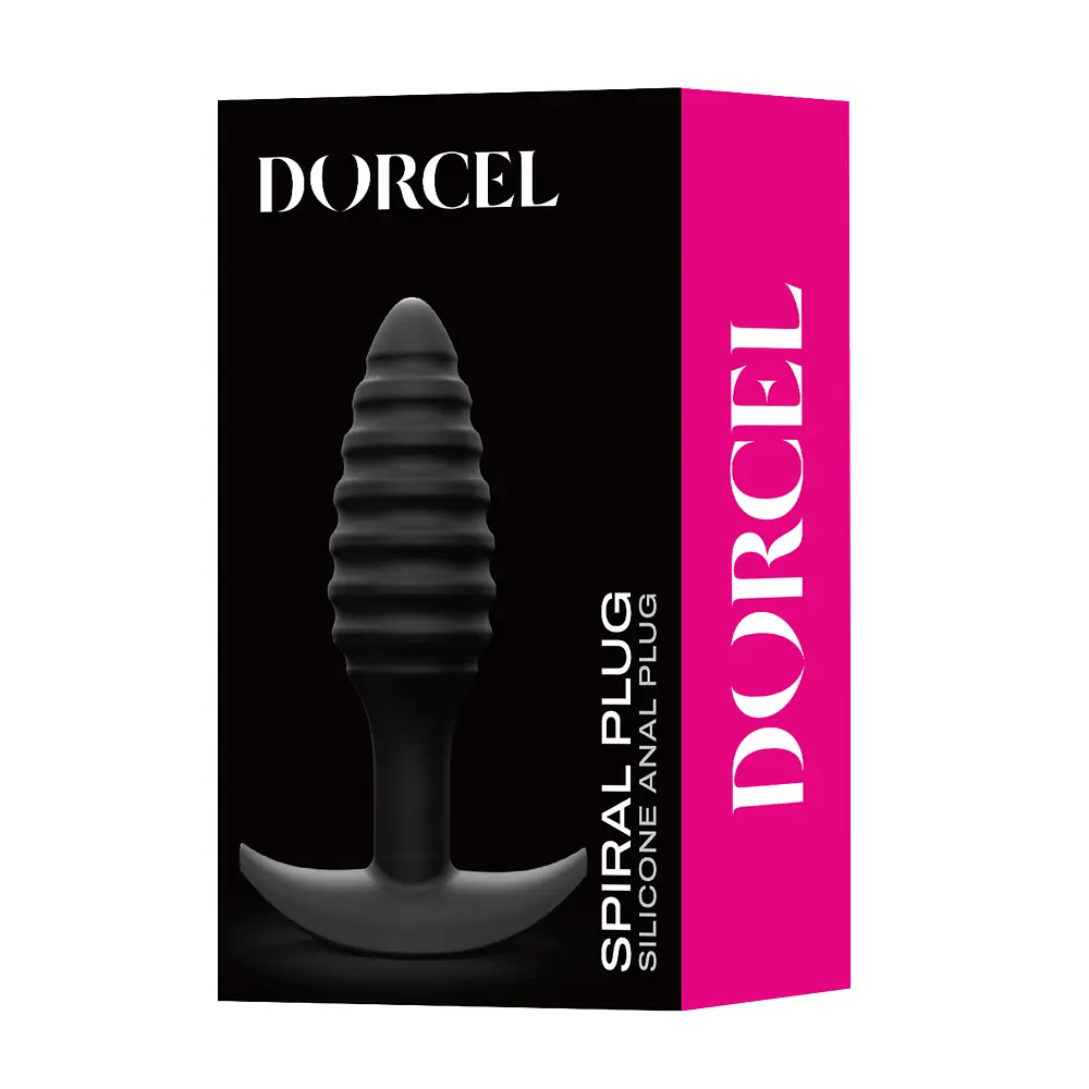 Анальна пробка Dorcel Spiral Plug 10.6 см (чорний) - фото 8