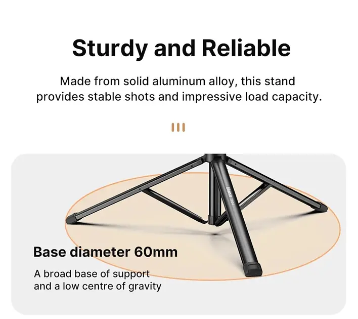 Штатив Ulanzi Vijim TB64 1.6M Multifunction Tripod UV-T115GBB1 TB64 Black - фото 5