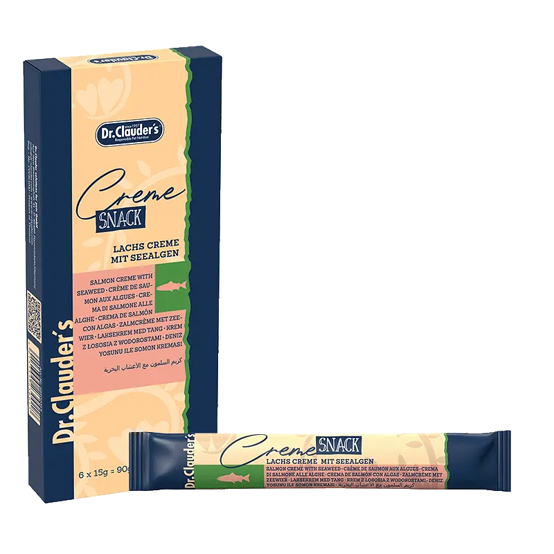 Вершковий крем Dr.Clauder's Creme Snack Lachs Creme mit Seetang з лососем та морськими водоростями