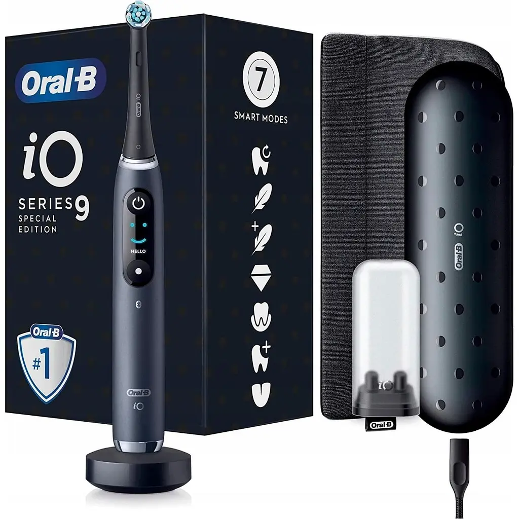 Електрична зубна щітка Oral-B iO 9 Onyx Special Edition Black [100576] - фото 3