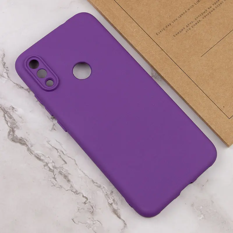 Чохол TPU GETMAN Liquid Silk Full Camera для Xiaomi Redmi Note 5 Pro / Note 5 (AI Dual Camera) Фіолетовий / Purple - фото 4
