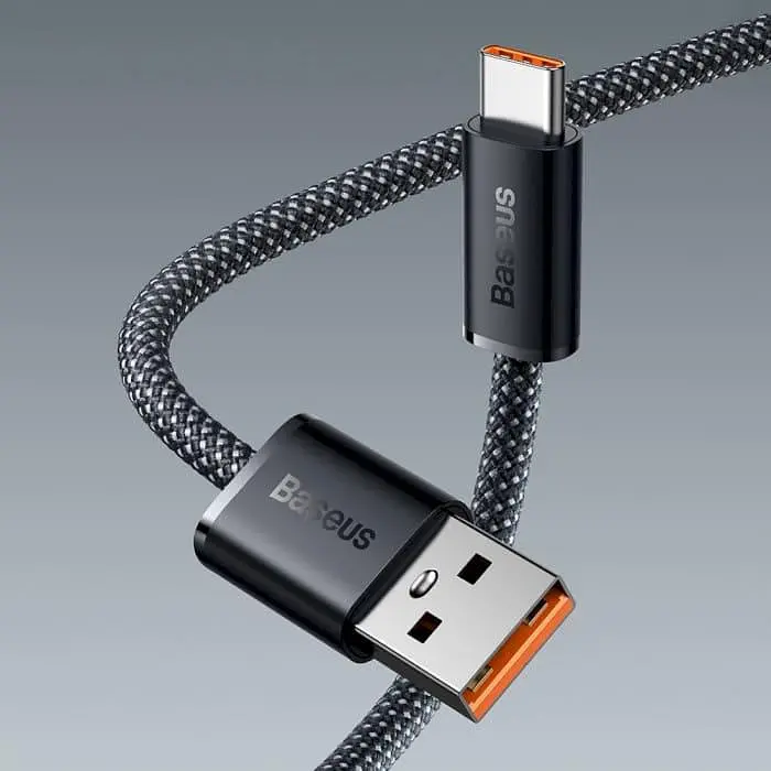 Кабель Baseus USB2.0AM-Type-C M, 1 м,(20V/5A), (100W) Dynamic Series Сірий,CALD000616 (CALD000616) - фото 6
