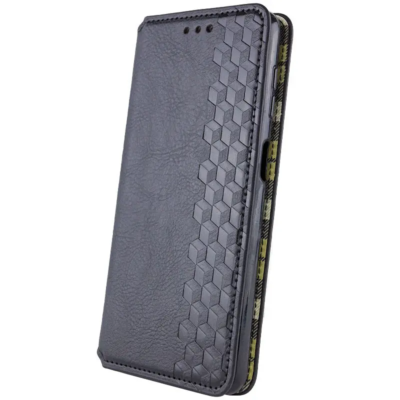 Чохол-книжка Getman шкіряний Cubic PU для Xiaomi Redmi 13Coco C65 Чорний - фото 2