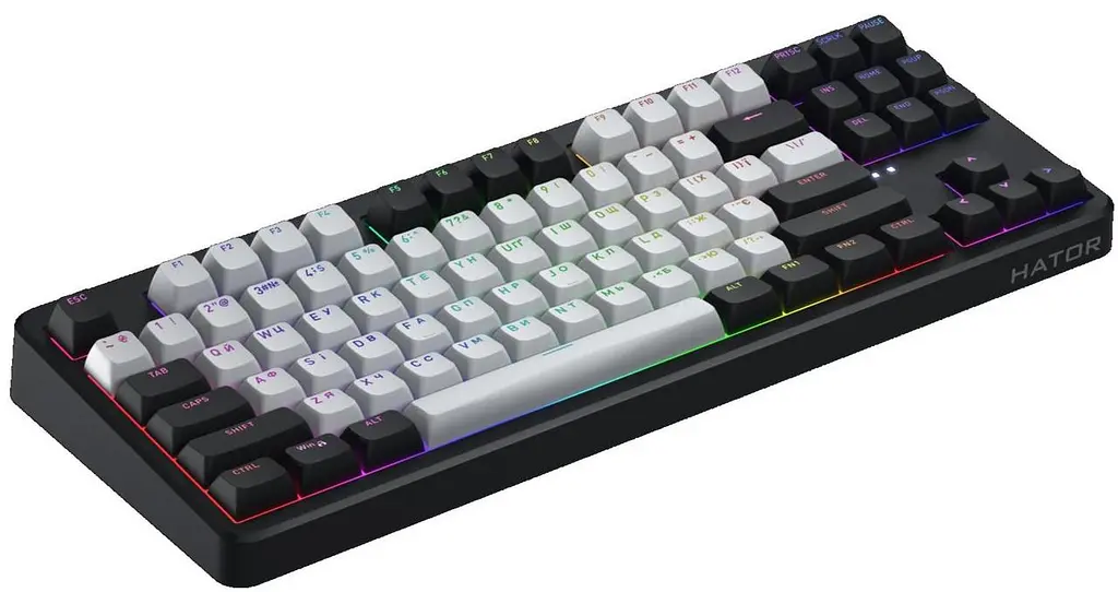 Клавіатура бездротова Hator Rockfall 3 Mecha TKL Wireless Помаранчево-чорний (HTK850UA) - фото 3