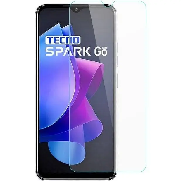 Защитное стекло BeCover для Tecno Spark Go 2023 (BF7) 3D Crystal Clear Glass (709263) - фото 4