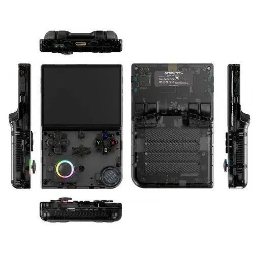 Портативна ігрова консоль Anbernic RG 40XXV 64GB Прозорий чорний - фото 2