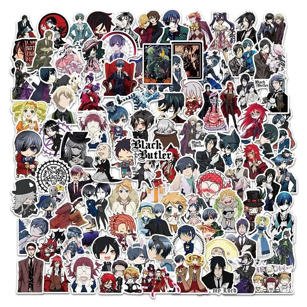 Стикерпак GeekLand Black Butler 100 штук - фото 2