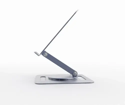 Підставка для ноутбука до 15.6" Gembird NBS-DR1-01, Silver, алюмінієва, поворотна (на 360°) - фото 2