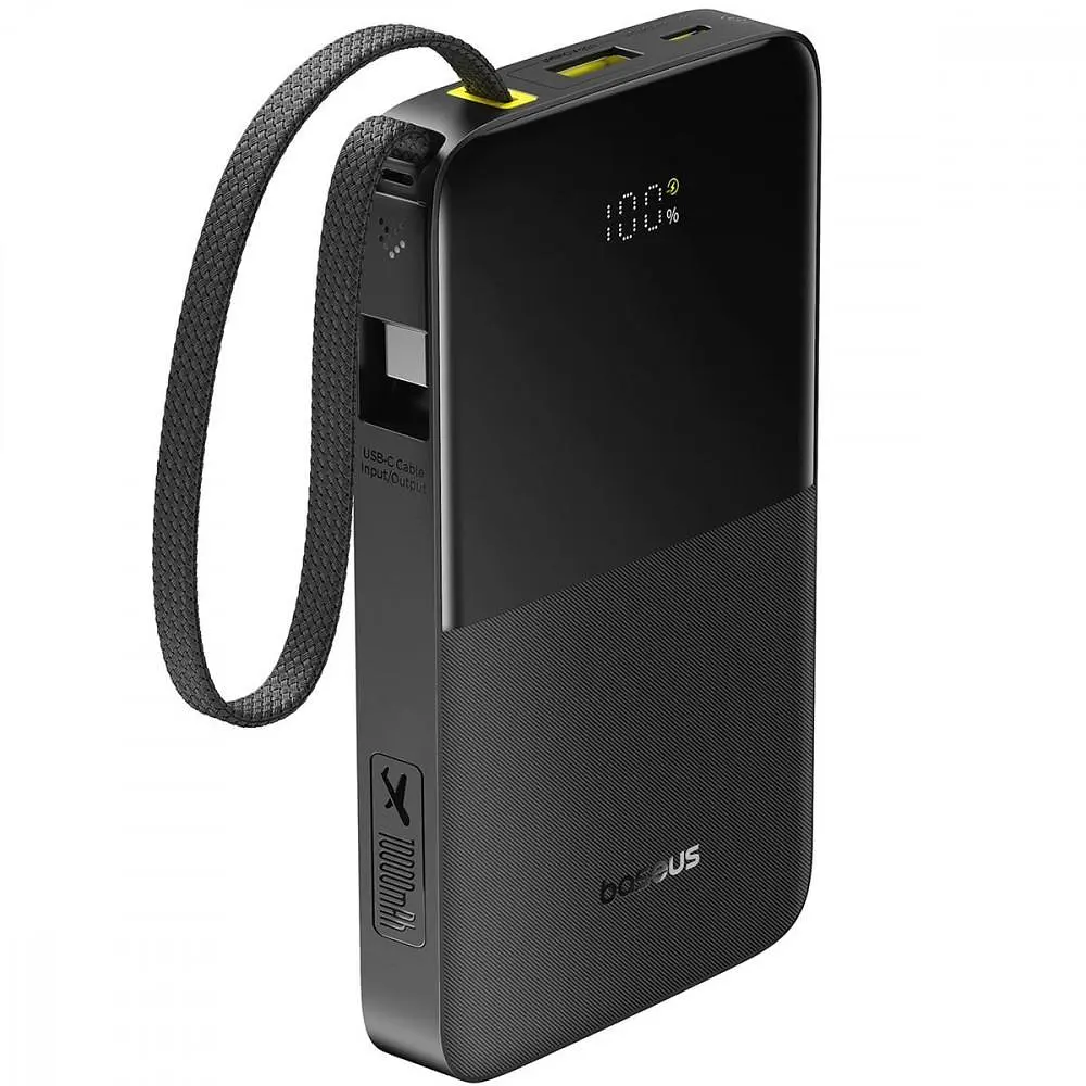 Павербанк Baseus EnerFill Bipow2 Pro Black 10 000 mAh / 22.5 Вт (E0027600) - фото 2