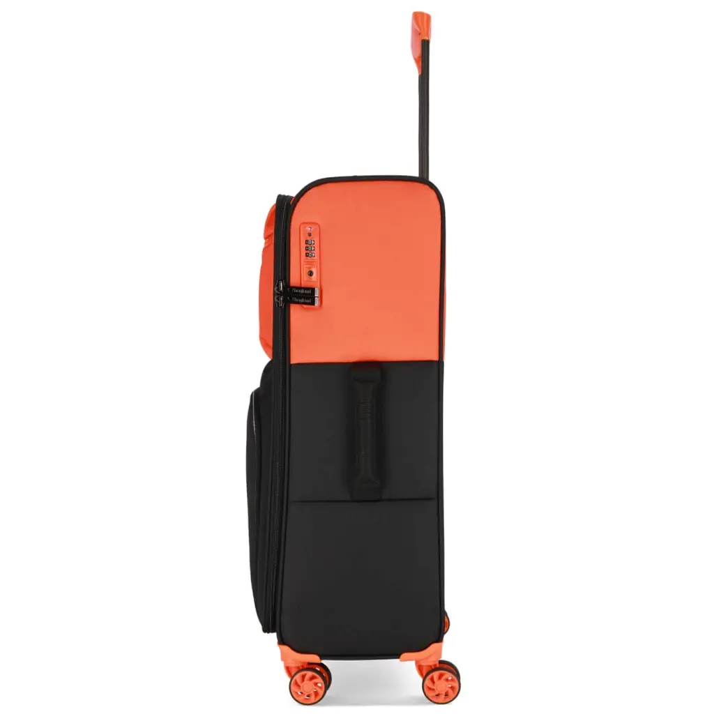 Валіза Bagland Stella велика 77 л помаранчева (1143021830) - фото 4