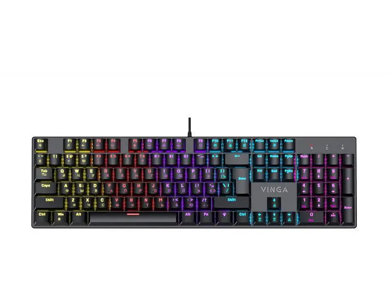 Клавіатура Vinga KBGM-100 Black