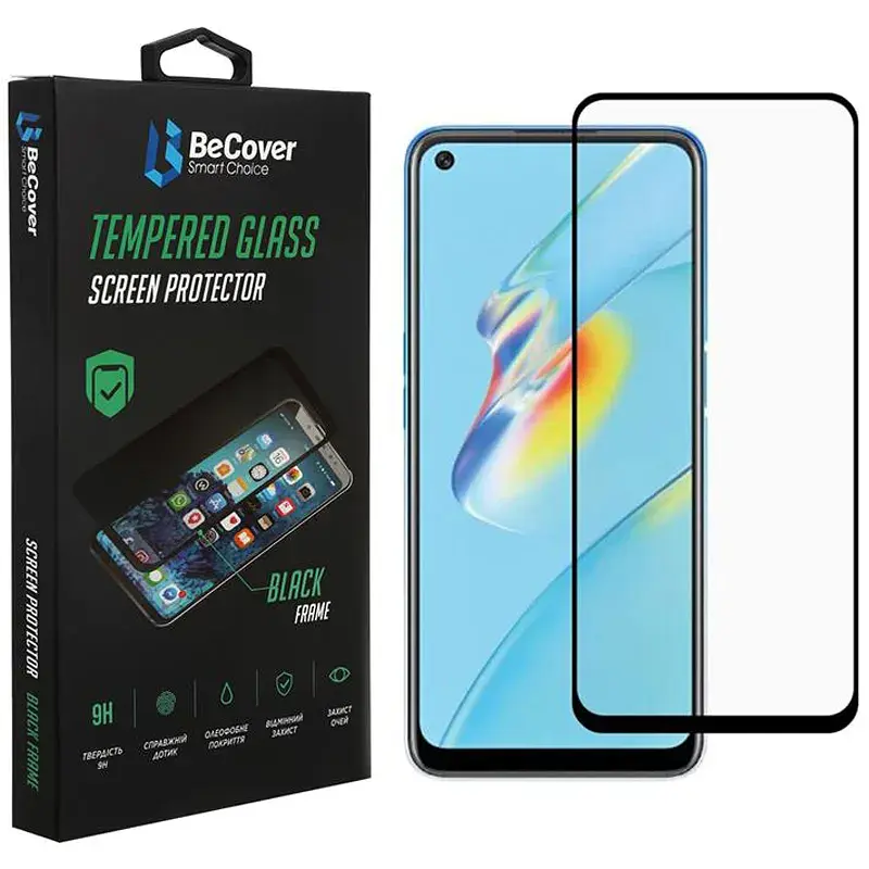 Скло захисне BeCover Oppo A54 Black (706655) - фото 3